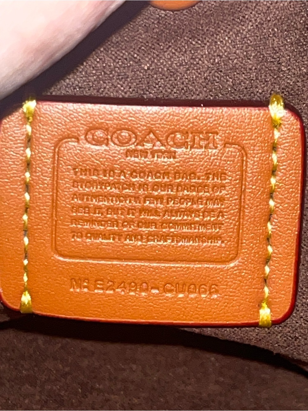 NWOT Coach Empire 26 - Picture 8 of 12